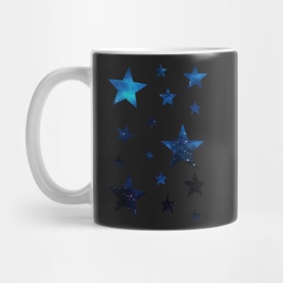 Blue Ombre Galaxy Stars Mug